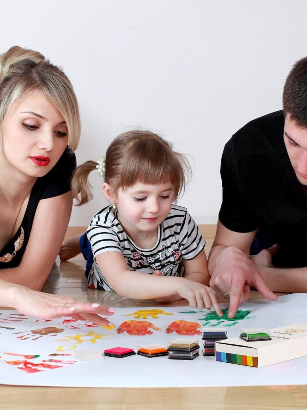 Craft Ink Pad Stamps Partner DIY Color,20 Colors Rainbow Finger Ink pad for Kids - Picture 6 of 6